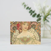 Carte Postale Alphonse Mucha - Art Nouveau Master (Debout devant)
