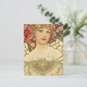 Carte Postale Alphonse Mucha - Art Nouveau Master (Debout devant)