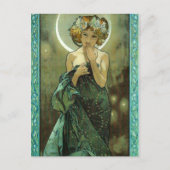 Carte postale Alphonse Mucha Clair De Lune (Devant)