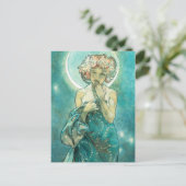 Carte Postale Alphonse Mucha Clair de Lune Art Nouveau (Debout devant)