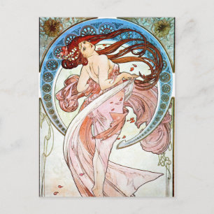 Carte Postale Alphonse Mucha Dance