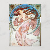 Carte Postale Alphonse Mucha Dance (Devant)