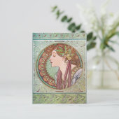 Carte Postale Alphonse Mucha Goddess Art (Debout devant)