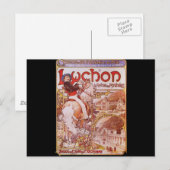 Carte Postale Alphonse Mucha Luchon (Devant / Derrière)