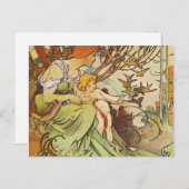 Carte Postale Alphonse Mucha. Masson au chocolat/Mexique 1897 (Devant / Derrière)