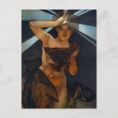 Carte postale Alphonse Mucha Morning Star (Devant)