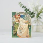 Carte postale Alphonse Mucha Princess Hyacinth (Debout devant)