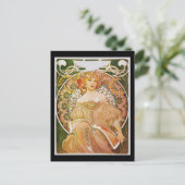 Carte Postale Alphonse Mucha Reverie Daydream (Debout devant)
