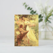 Carte postale Alphonse Mucha Spirit of Spring (Debout devant)