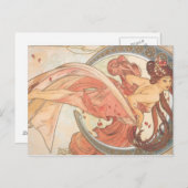 Carte Postale Alphonse, par Mucha (Devant / Derrière)