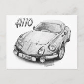 Carte Postale Alpine A110 (Devant)
