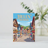Carte Postale Alpine Helen Géorgie (Debout devant)