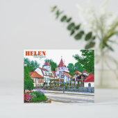 Carte Postale Alpine Helen, Géorgie, USA. (Debout devant)