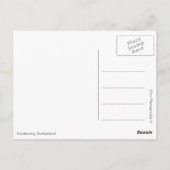 Carte Postale Alpine lake Oeschinensee in Switzerland (Dos)