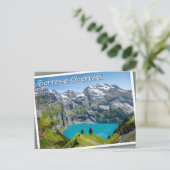 Carte Postale Alpine lake Oeschinensee in Switzerland (Debout devant)
