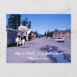 Carte postale Alpine Motel West Yellowstone