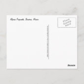 Carte Postale Alpinia Purpurata, Bucerias (Dos)