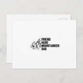 Carte Postale Alpiniste (Devant / Derrière)