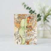 Carte postale Alpohnse Mucha Winter (Debout devant)