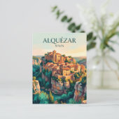 Carte Postale Alquézar Espagne (Debout devant)