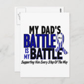 Carte Postale ALS Ma bataille Too 1 Papa (Devant / Derrière)