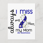 Carte Postale ALS Toujours, ma mère me manque 3 (Devant)