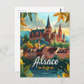 Carte Postale Alsace France (Devant / Derrière)