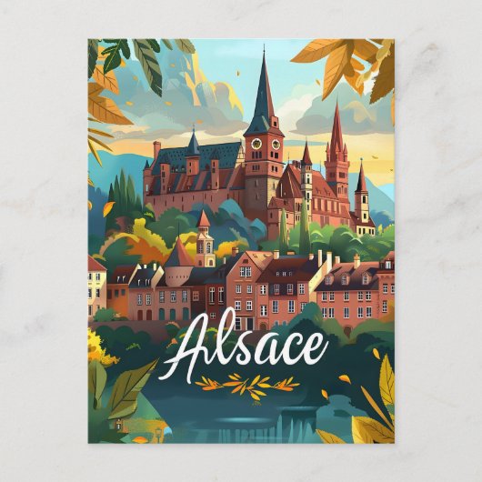 Carte Postale Alsace France (Devant)