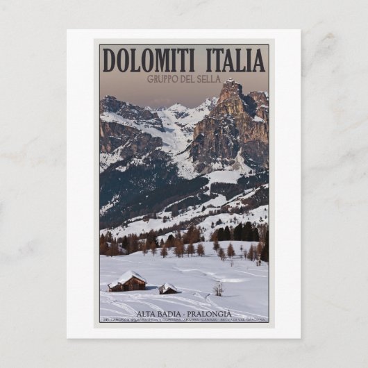 Carte Postale Alta Badia Meadows (Devant)