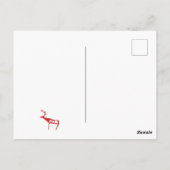 Carte Postale Alta, Norvège (sculpture sur roche) (Dos)