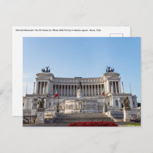 Carte Postale Altare della Patria tôt le matin - Rome, Italie