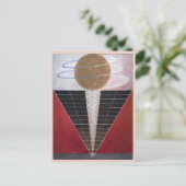 Carte Postale Altarpice no 2, Hilma af Klint (Debout devant)