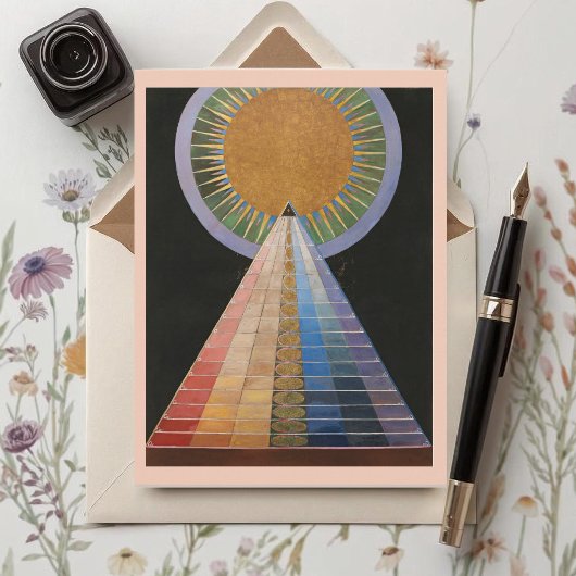 Carte Postale Altarpiece No 1,Group X Altarpieces,Hilma af Klint