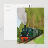 Carte Postale Alte Eisenbahn (Devant / Derrière)
