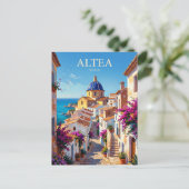 Carte Postale Altea Espagne (Debout devant)