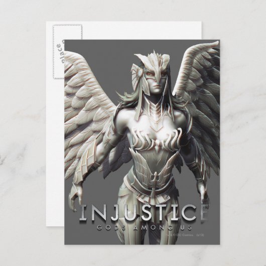 Carte Postale Alternate Hawkgirl (Devant / Derrière)