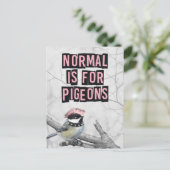 Carte Postale Alternative Punk Bird Anti Conformity (Debout devant)