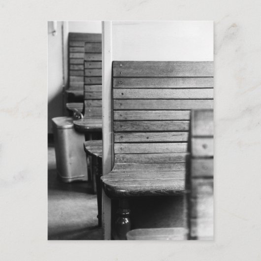 Carte Postale Altes Zugabteil (Devant)