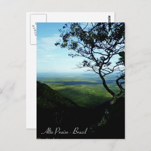 Carte Postale Alto Paraíso - Brésil (Devant / Derrière)