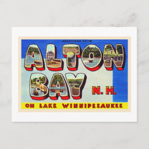 Carte postale Alton Bay New Hampshire NH