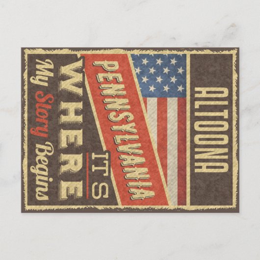 Carte Postale Altoona Pennsylvanie (Devant)