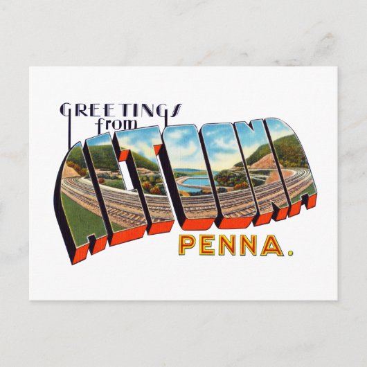 Carte Postale Altoona Pennsylvanie (Devant)