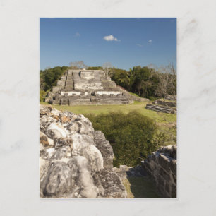 Carte Postale Altun Ha est un site maya qui remonte à 200