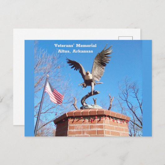 Carte Postale Altus, Arkansas (Devant / Derrière)