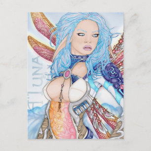 Carte Postale A'Luna "Fae Maiden" Postcard