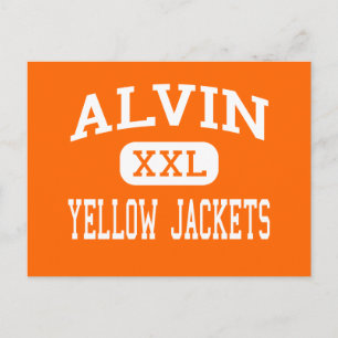 Carte Postale Alvin - Vestes Jaunes - Lycée - Alvin Texas