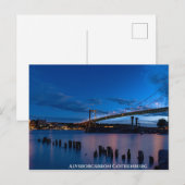 Carte Postale Alvsborgsbron Gothenburg Sunset Sky (Devant / Derrière)