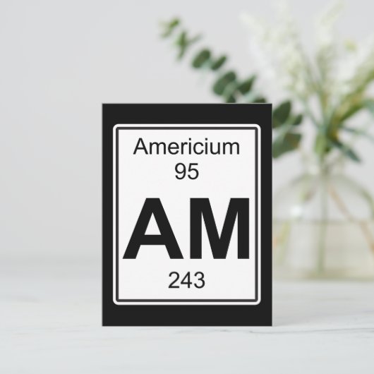 Carte Postale Am - Americium (Debout devant)