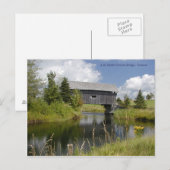 Carte Postale AM Foster Bridge dans le Vermont (Devant / Derrière)