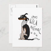 Carte Postale Am Wild Animal (Devant / Derrière)